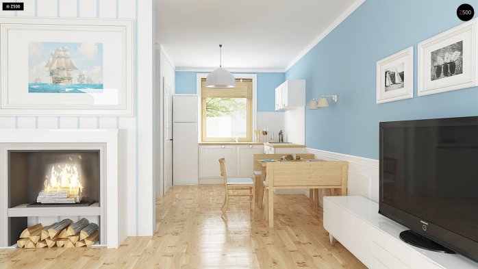 Проект дома U14 - 5 С мансардным этажом дома в Киеве