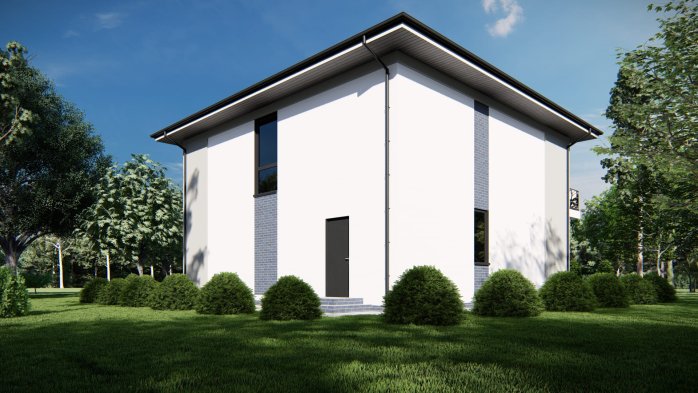 Проєкт будинку DBT 523 - Двоповерхові дома у Києві