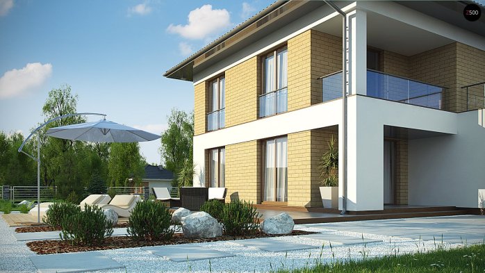 Проект дома Ux136 - 6 Двухэтажные дома в Киеве