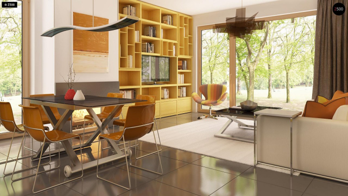 Проект дома U225 - 3 С мансардным этажом дома в Киеве