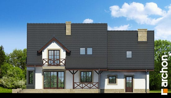 Проект дома Дом в тамарисках 4 (Г2) вер.2 - 6 С мансардным этажом дома в Киеве