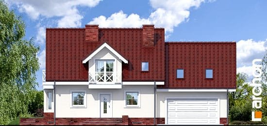 Проект дома Дом в рододендронах 6 (Г2П) вер.2 - 3 С мансардным этажом дома в Киеве