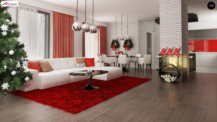 Проєкт будинку Ux96 - Одноповерхові дома у Києві