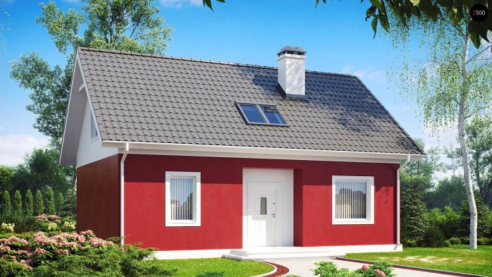 Проект дома U34 - 2 С мансардным этажом дома в Киеве