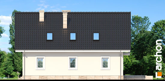 Проект дома Дом в авокадо 2 - 6 С мансардным этажом дома в Киеве