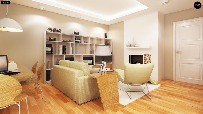 Проект дома U78 - 4 Одноэтажные дома в Киеве