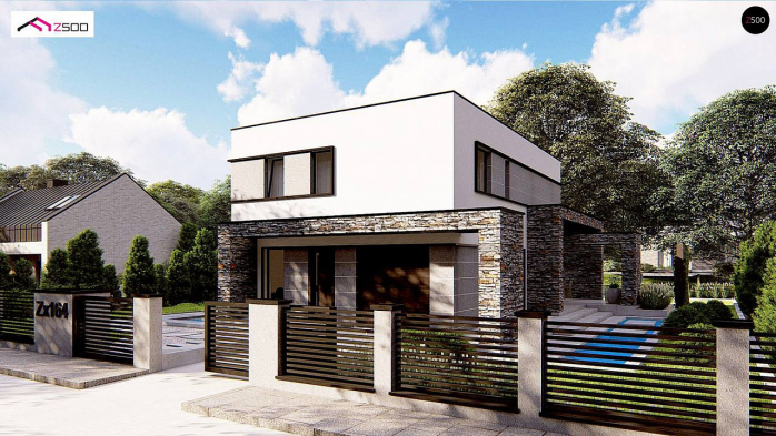 Проект дома Ux164 - 4 Двухэтажные дома в Киеве