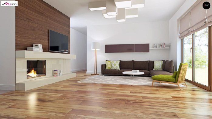 Проект дома U91 - 4 Одноэтажные дома в Киеве