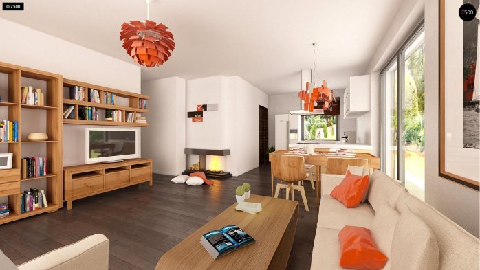 Проект дома U241 GP HB - 10 Одноэтажные дома в Киеве