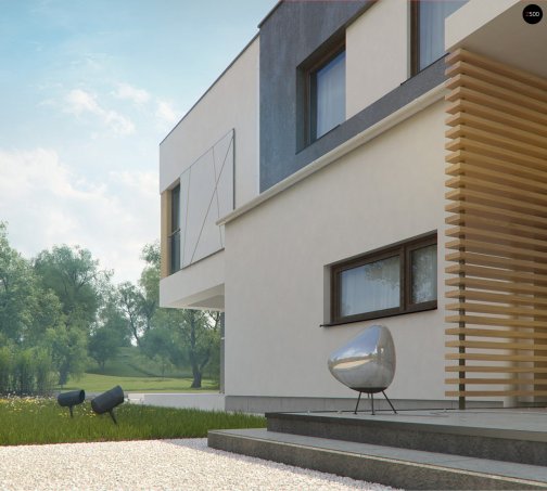 Проєкт будинку Ux45 - Двоповерхові дома у Києві