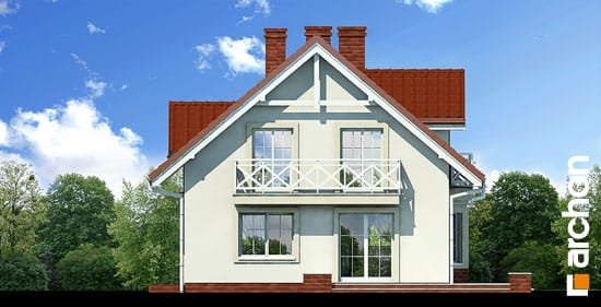 Проект дома Дом в рододендронах (П) вер.2 - 6 С мансардным этажом дома в Киеве