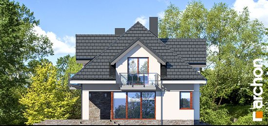 Проект дома Дом в сливах 2 (Г) - 4 С мансардным этажом дома в Киеве