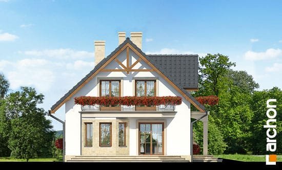 Проект дома Дом в бархатцах 2 вер.2 - 5 С мансардным этажом дома в Киеве