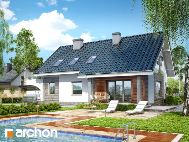 Проект дома Дом в гейджее (Г2) - 2 С мансардным этажом дома в Киеве