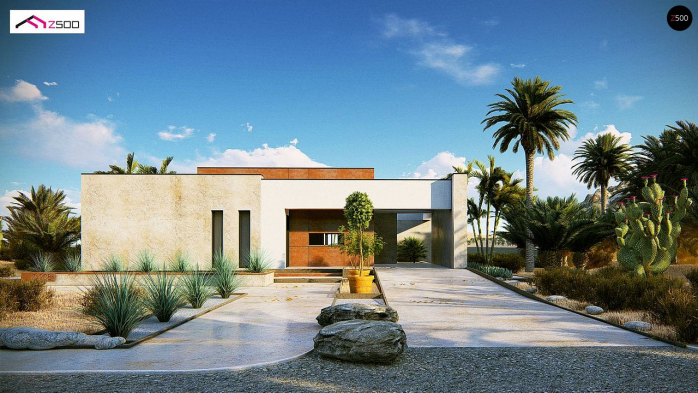 Проект дома Ux208 - 3 Одноэтажные дома в Киеве