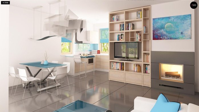 Проект дома U212 GL - 10 С мансардным этажом дома в Киеве