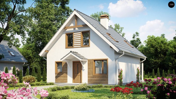 Проект дома U99 - 2 С мансардным этажом дома в Киеве