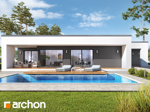 Проект дома Дом в матуканах - 2 Одноэтажные дома в Киеве