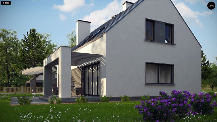 Проект дома U353 - 7 С мансардным этажом дома в Киеве