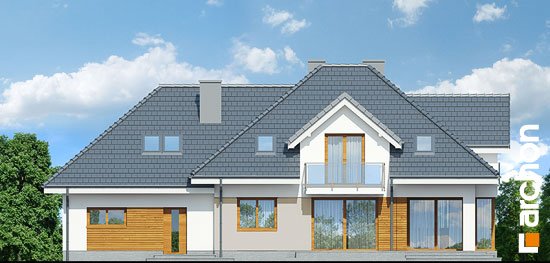 Проект дома Дом в сливах (Г2) - 6 С мансардным этажом дома в Киеве