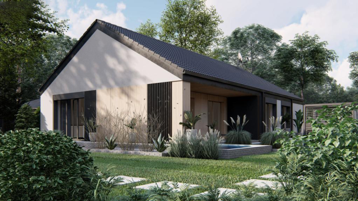 Проект дома U520 - 5 Одноэтажные дома в Киеве