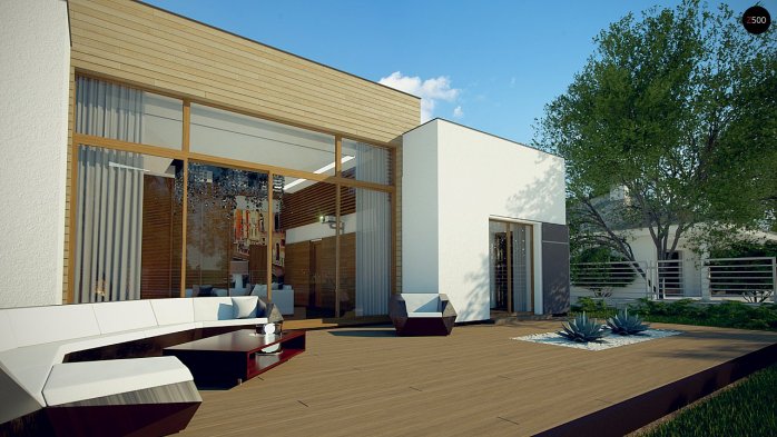 Проект дома Ux111 - 5 Одноэтажные дома в Киеве