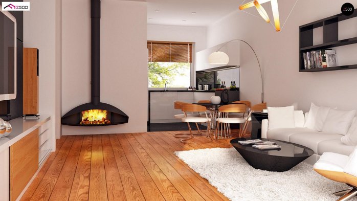 Проект дома U7 35 S - 7 Одноэтажные дома в Киеве