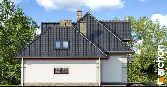 Проект дома Дом в нектаринах 3 вер.2 - 5 С мансардным этажом дома в Киеве