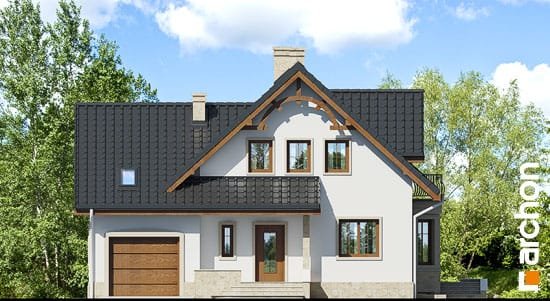 Проект дома Дом в тамарисках 2 (П) вер.2 - 3 С мансардным этажом дома в Киеве