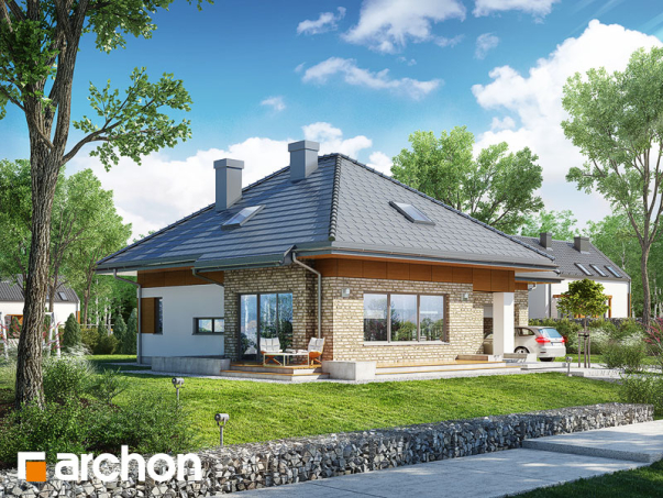 Проект дома Дом в сирени 3 (Г) - 2 С мансардным этажом дома в Киеве