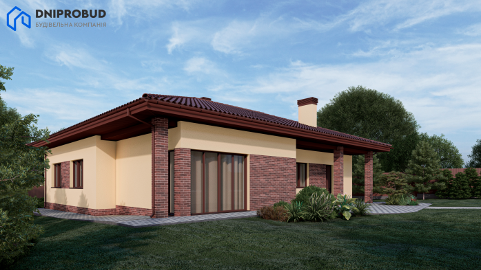 Проєкт будинку Db 10 - Одноповерхові дома у Києві