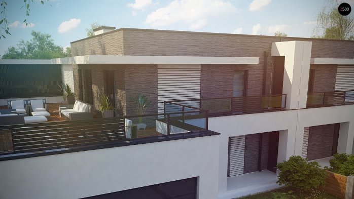 Проект дома Ub16 - 7 Двухэтажные дома в Киеве