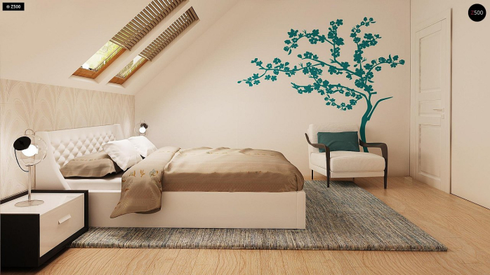 Проект дома U184 - 11 С мансардным этажом дома в Киеве