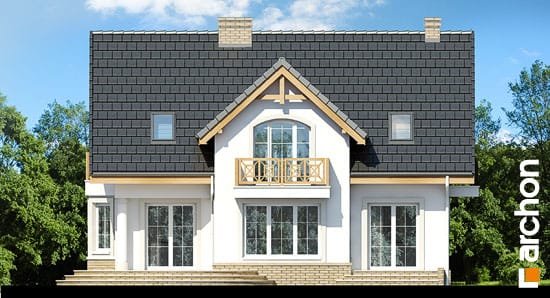 Проект дома Дом в мирабелле вер.2 - 6 С мансардным этажом дома в Киеве