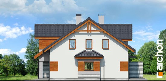 Проект дома Дом в клематисах 9 (БT) вер.2 - 4 С мансардным этажом дома в Киеве