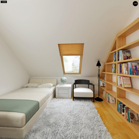 Проект дома U34 - 20 С мансардным этажом дома в Киеве