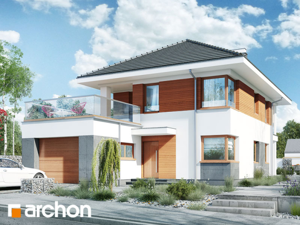 Проект дома Вилла Эльвира - 1 Двухэтажные дома в Киеве