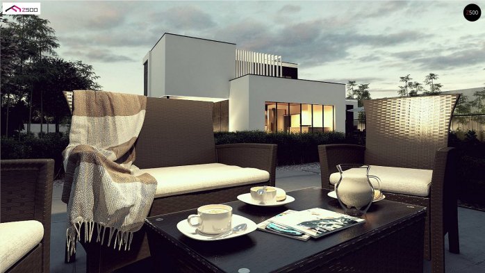 Проект дома Ux204 - 6 Двухэтажные дома в Киеве