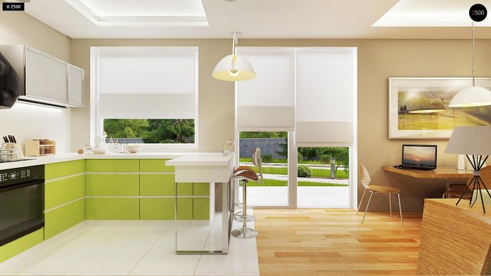 Проект дома U78 - 6 Одноэтажные дома в Киеве