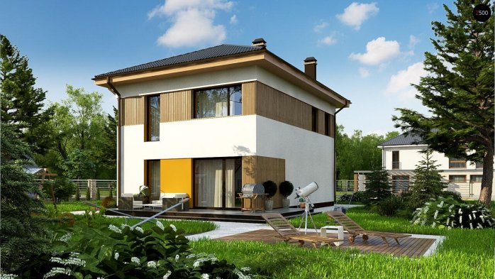 Проект дома Uu3 - 2 Двухэтажные дома в Киеве