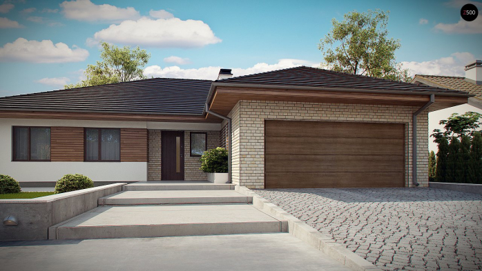 Проект дома U301 - 5 Одноэтажные дома в Киеве