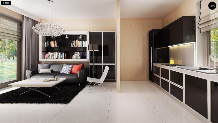 Проект дома U42 - 6 Одноэтажные дома в Киеве