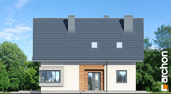 Проект дома Дом в изумрудах - 3 С мансардным этажом дома в Киеве