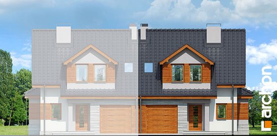 Проект дома Дом в клематисах 9 (БT) вер.2 - 3 С мансардным этажом дома в Киеве