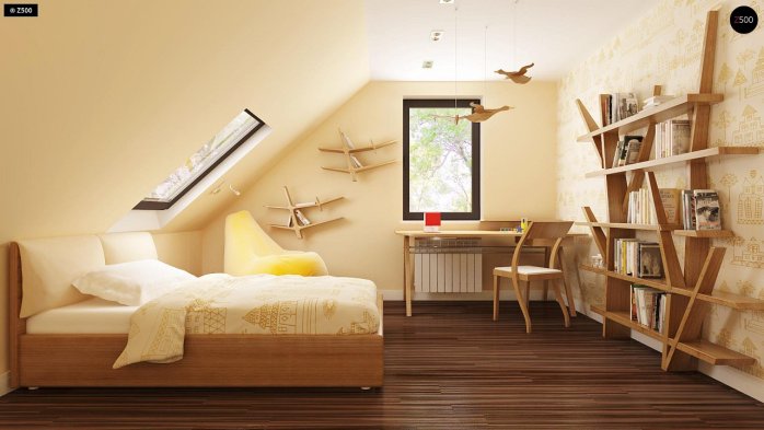 Проект дома U99 - 12 С мансардным этажом дома в Киеве