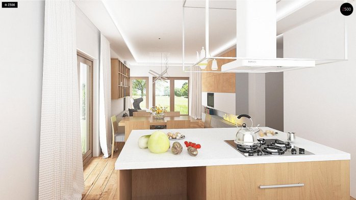 Проект дома U96 - 7 Одноэтажные дома в Киеве