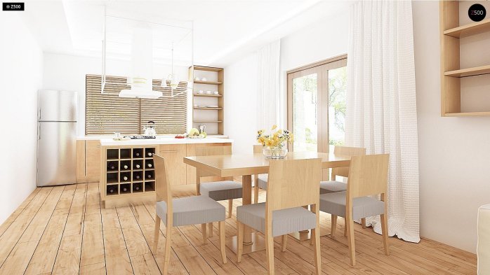 Проект дома U96 - 6 Одноэтажные дома в Киеве