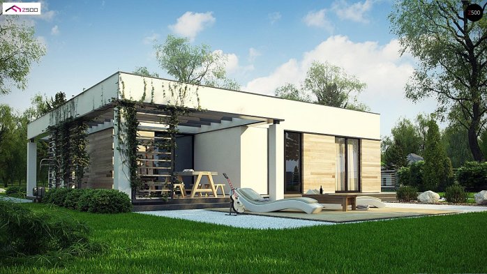 Проект дома Ux138 - 2 Одноэтажные дома в Киеве