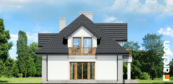 Проект дома Дом в эхинацеях 3 вер.2 - 5 С мансардным этажом дома в Киеве