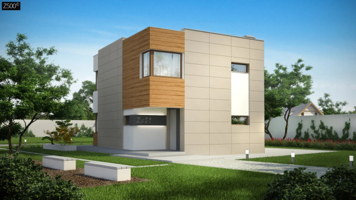 Проект дома Ux51 pk - 4 Двухэтажные дома в Киеве